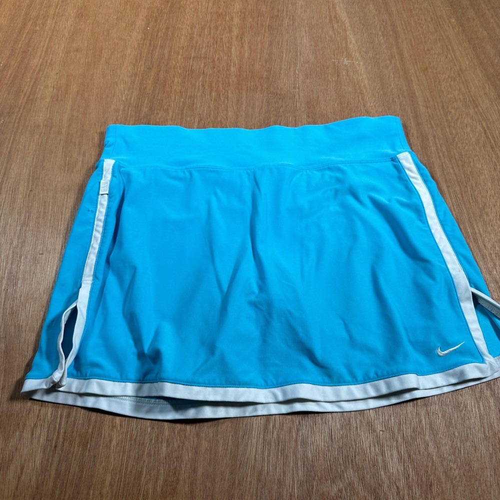 Nike Skort Women Small Blue Fit Dry Tennis Golf Athletic Mini Skirt 350957-486